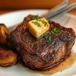 Bison Ribeye with Salted Butter First Image First Image