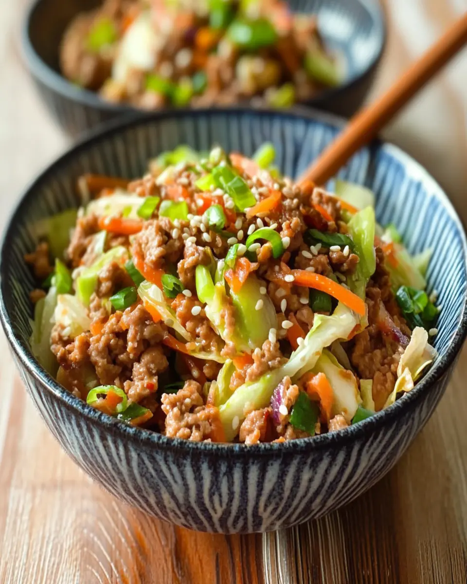 Egg Roll In A Bowl First Image First Image