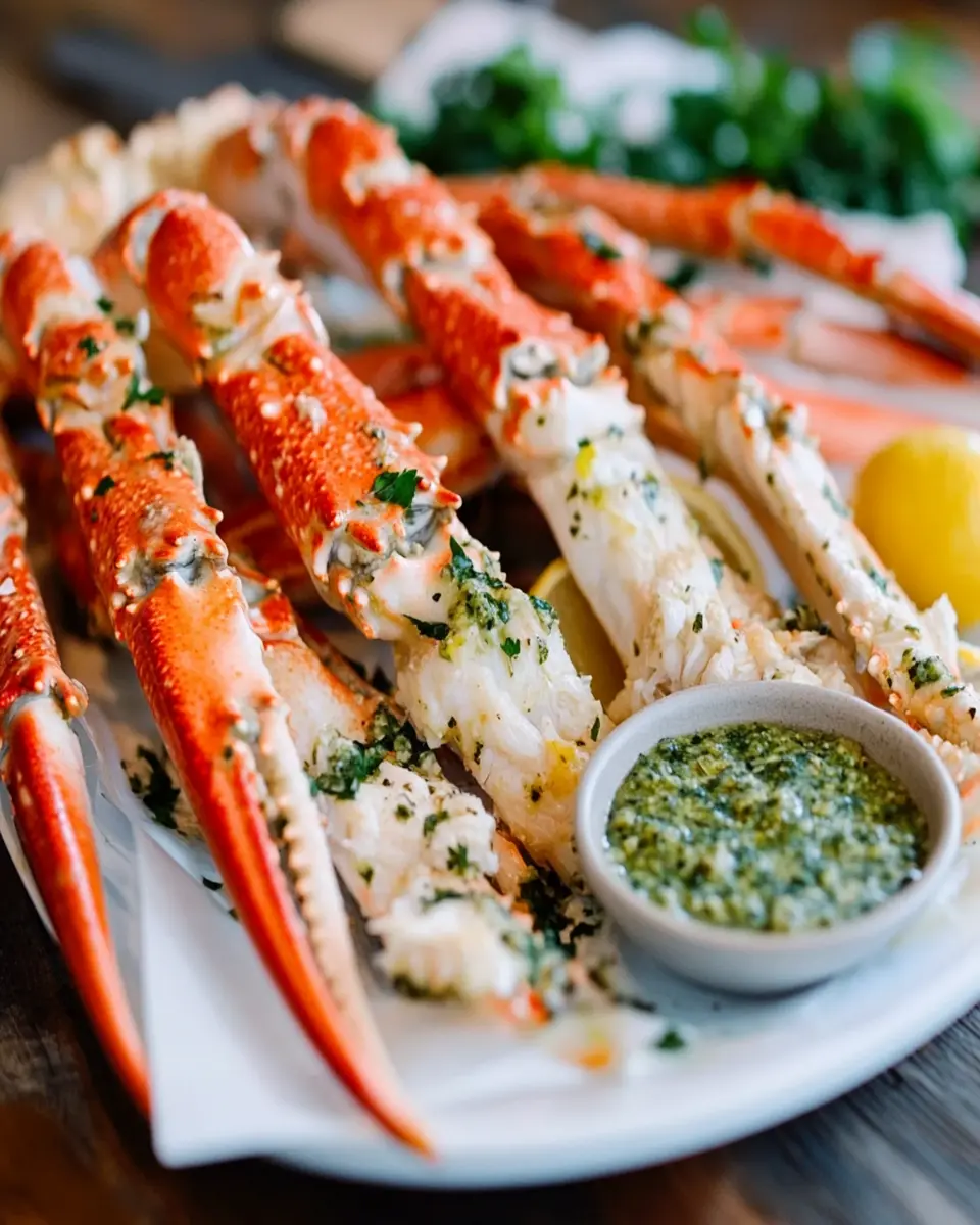 King Crab Legs & Chimichurri First Image First Image