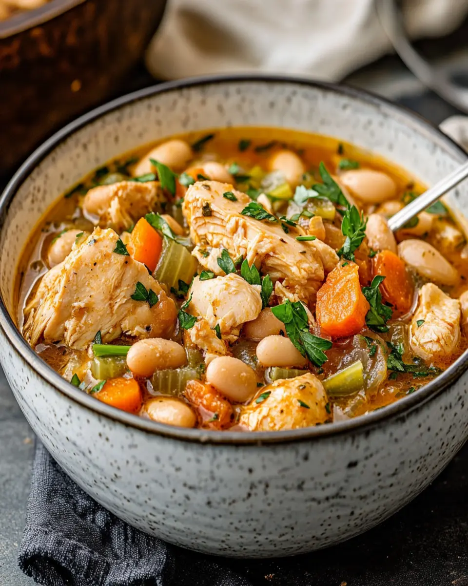 Chicken and White Bean Stew: A Cozy Nighttime Delight