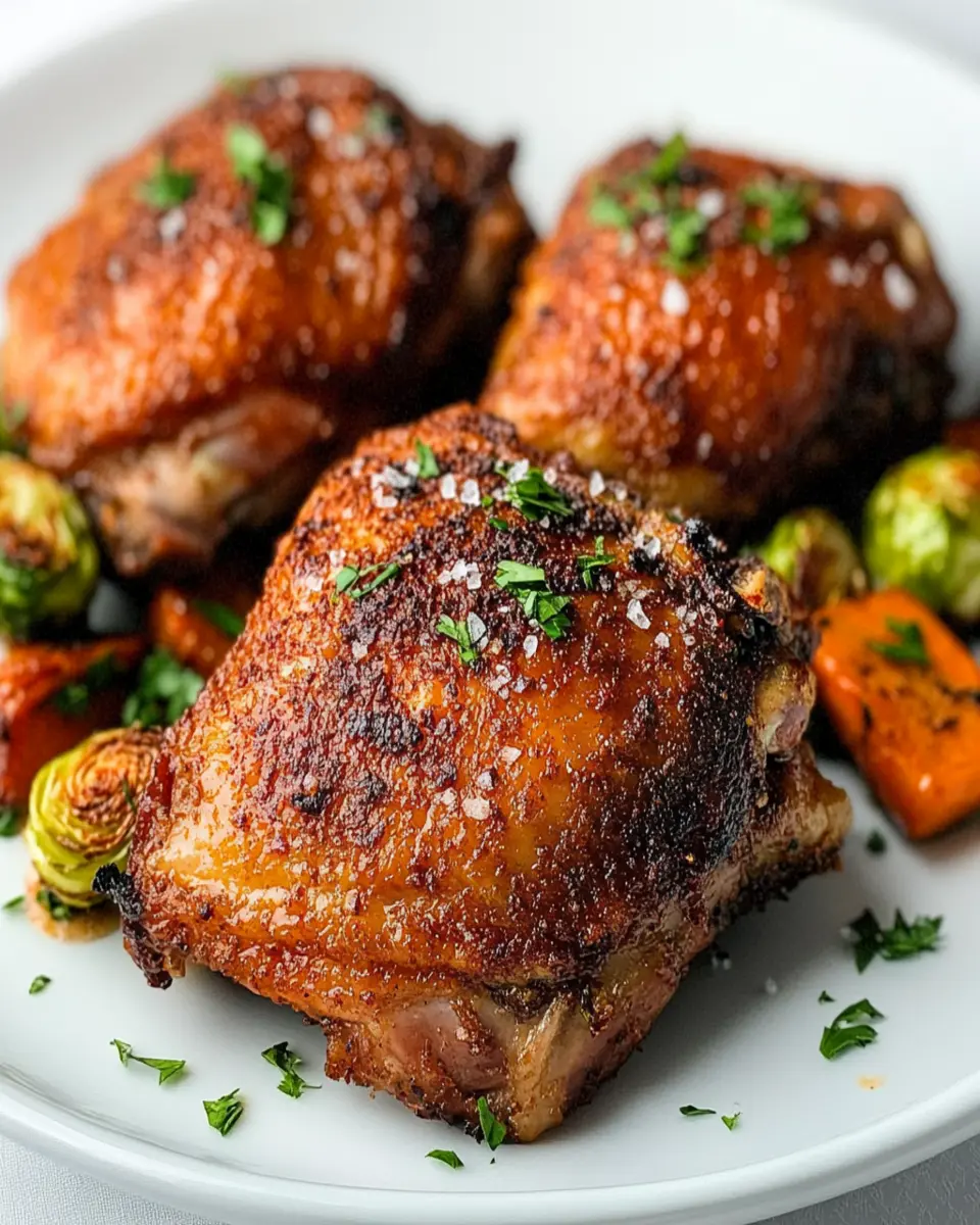 Smoked Turkey Thighs with Crispy Skin First Image First Image