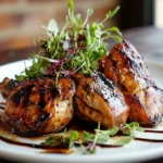 Spatchcock Cornish Hen with Pork Belly Burnt Ends First Image First Image