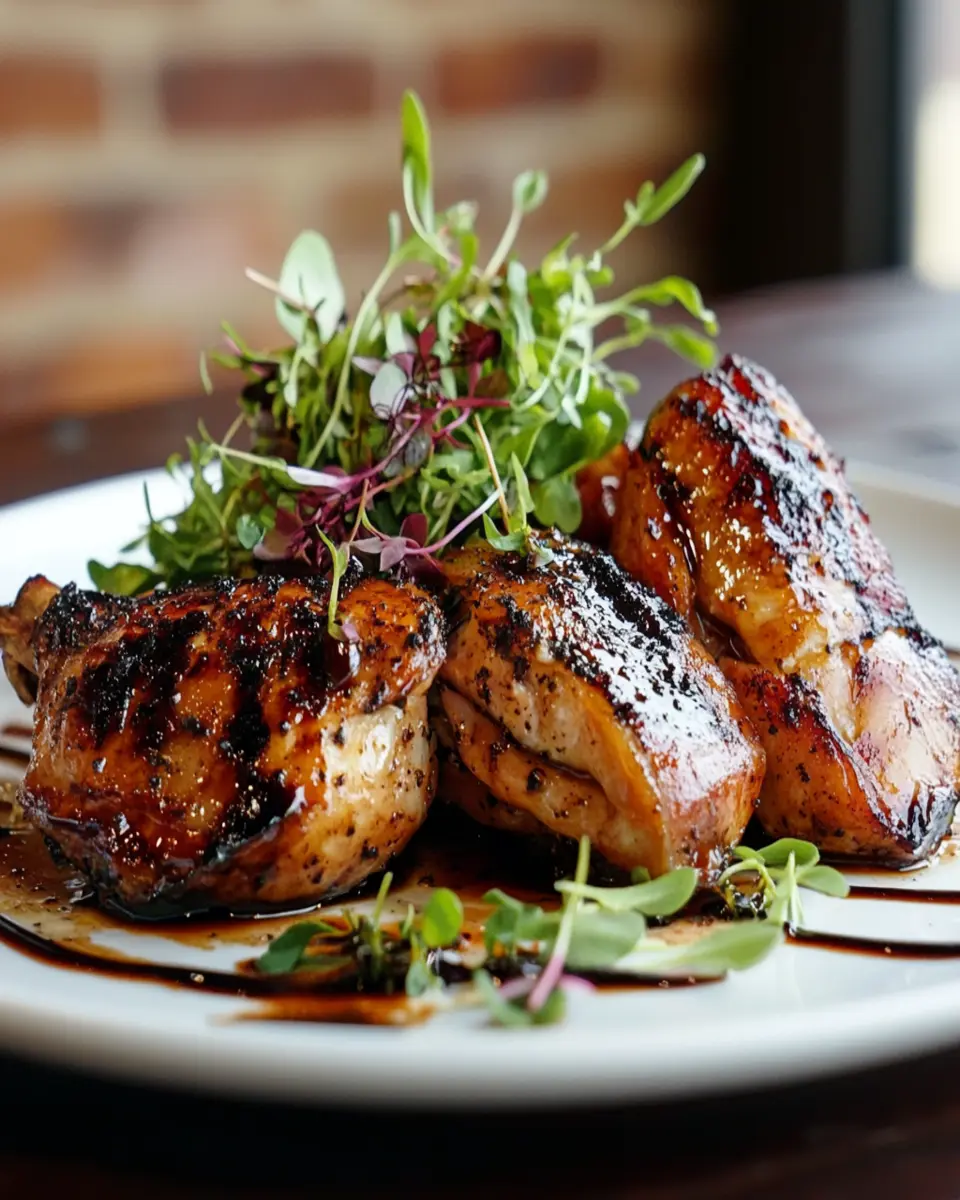 Spatchcock Cornish Hen with Pork Belly Burnt Ends First Image First Image