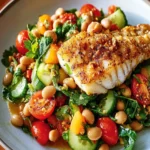 Berbere-Roasted Hake with Cool Bean Salad First Image First Image