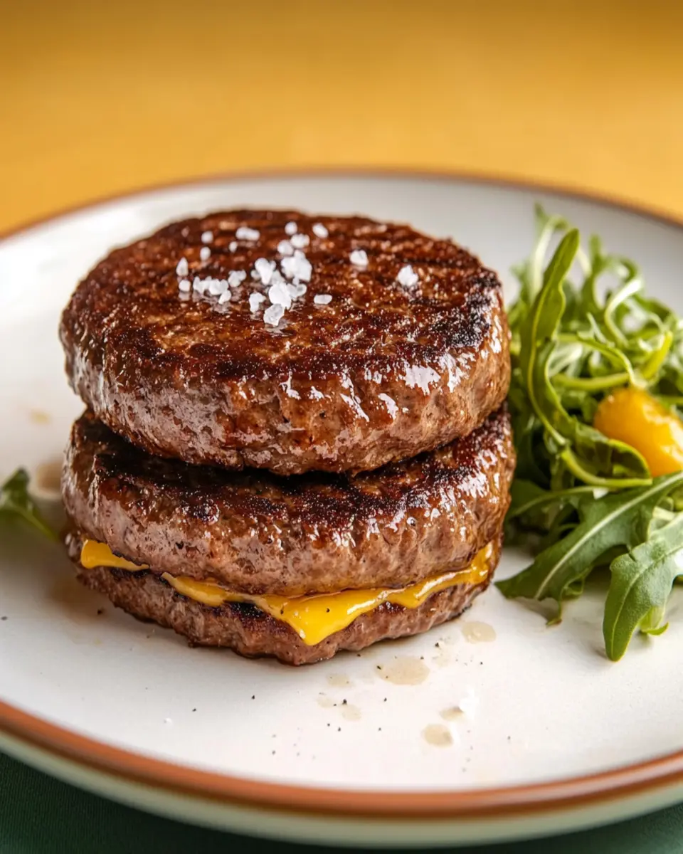 Wagyu Beef Patties with Melted Beef Fat First Image First Image