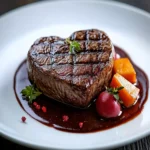 Beef Heart Steak Valentine Plate First Image First Image