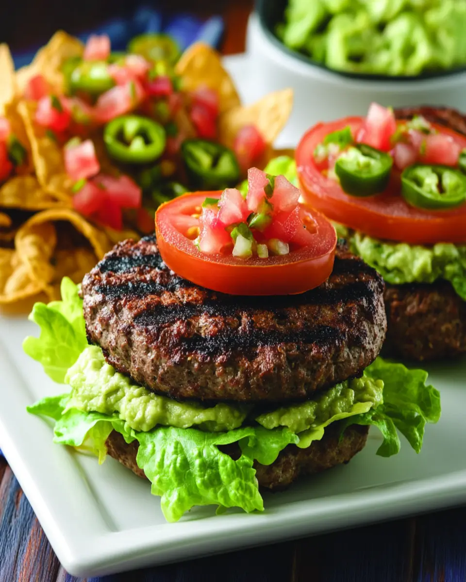 Grilled Bison Burgers: Juicy Perfection with Pork Rind Nachos