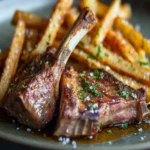Butter-Basted Lamb Chops with Rendered Duck Fat Fries First Image First Image