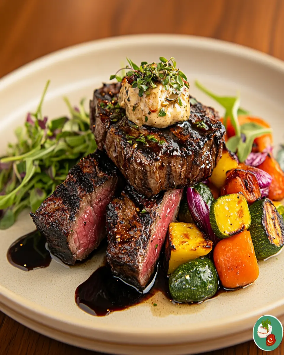 Grilled Elk Steaks: Irresistibly Rich with Sardine Anchovy Butter