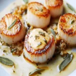 Scallops with Brown Butter-Sage Foam First Image First Image