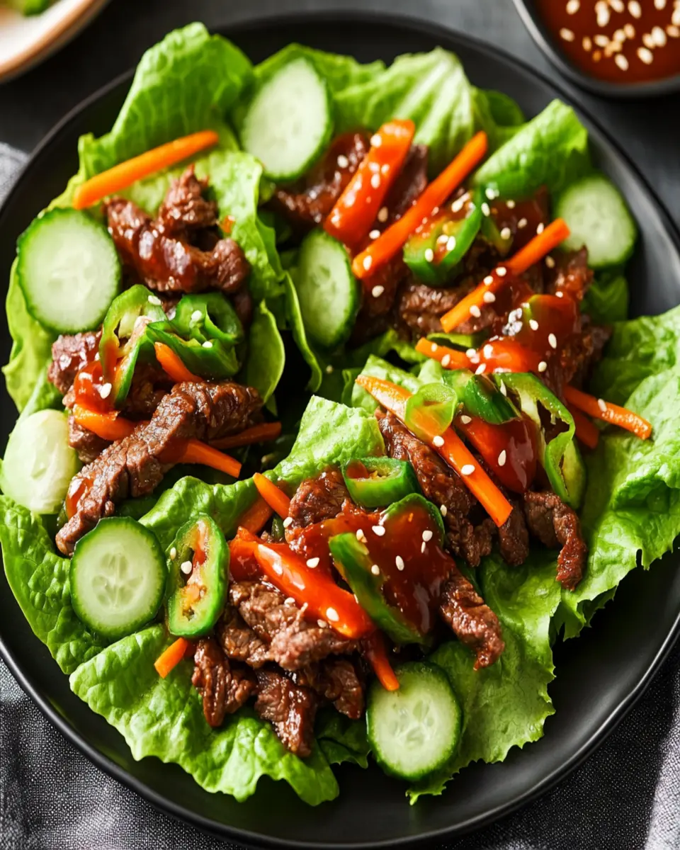 Korean Bulgogi Lettuce Wraps First Image First Image