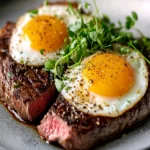 Steak and Eggs Midnight Plate First Image First Image