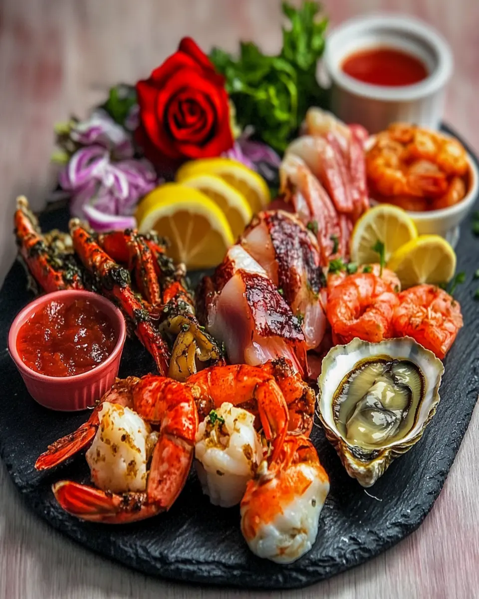 Surf-Only Valentine Seafood Board First Image First Image