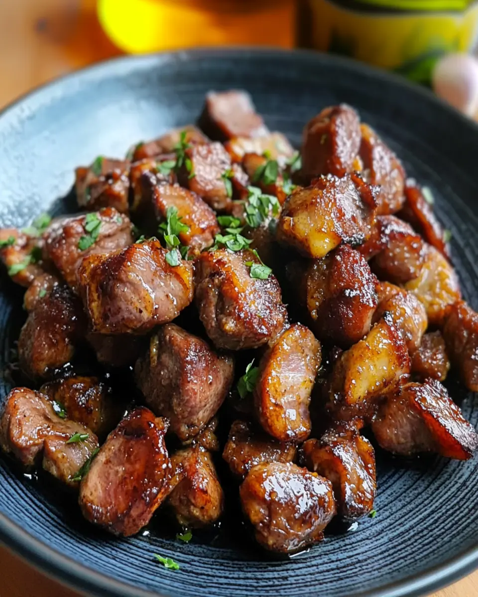 Honey Garlic Glazed Gizzards: Irresistibly Sweet & Savory Delight