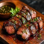 Smoked Beef Tongue Skewers (Thin-sliced and charred) First Image First Image