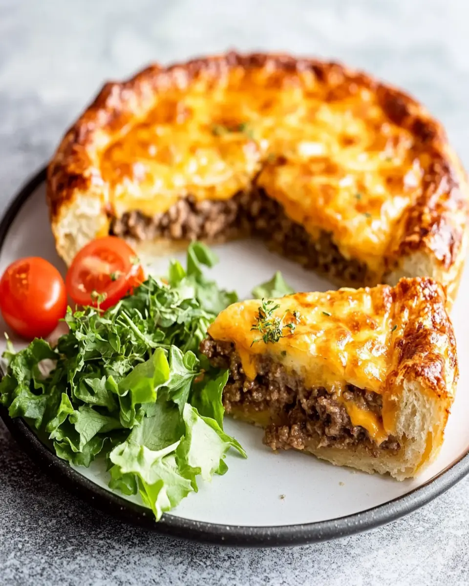 Cheeseburger Pie: The Irresistibly Easy Crustless Delight