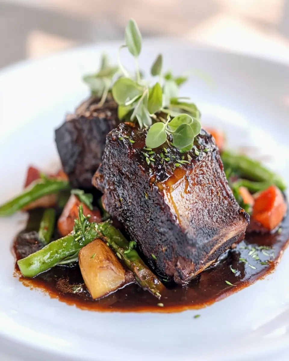 Cacao-Rubbed Short Rib Confit: Indulgent Flavor Explosion!