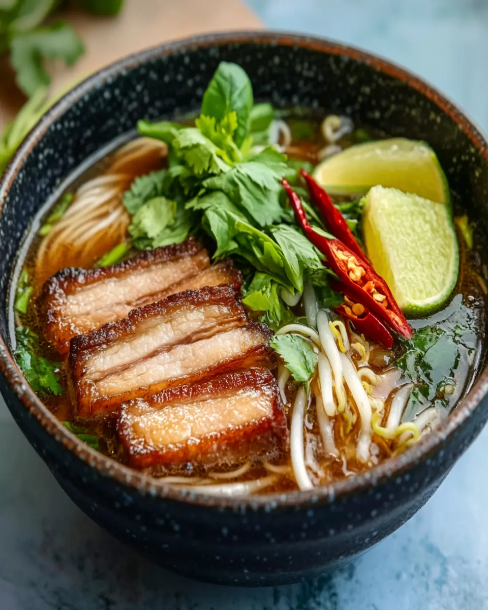 Pork Belly Pho: A Juicy Bowl of Comfort You’ll Crave!
