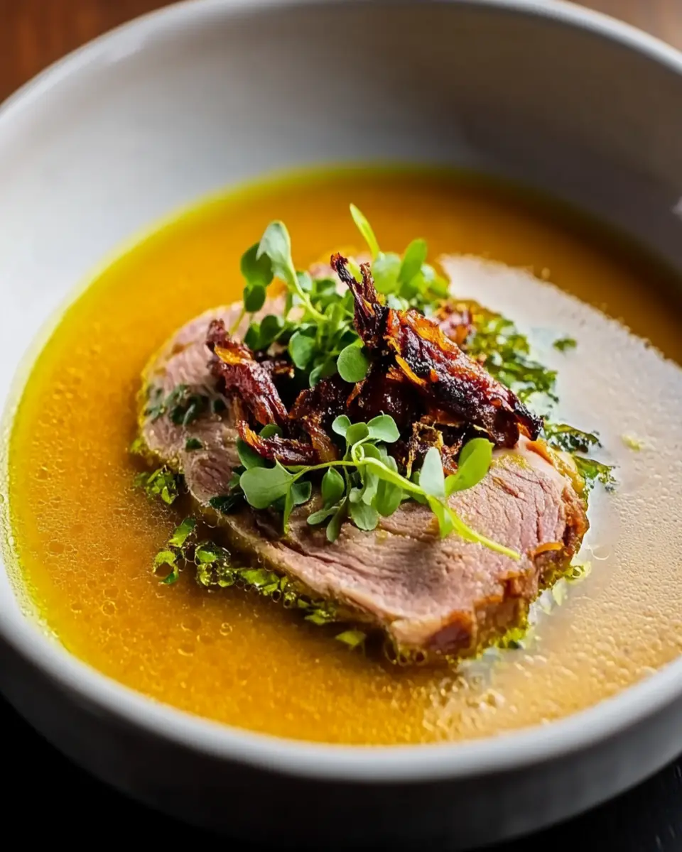 Duck Confit Potage: Indulgent Comfort in Every Spoonful
