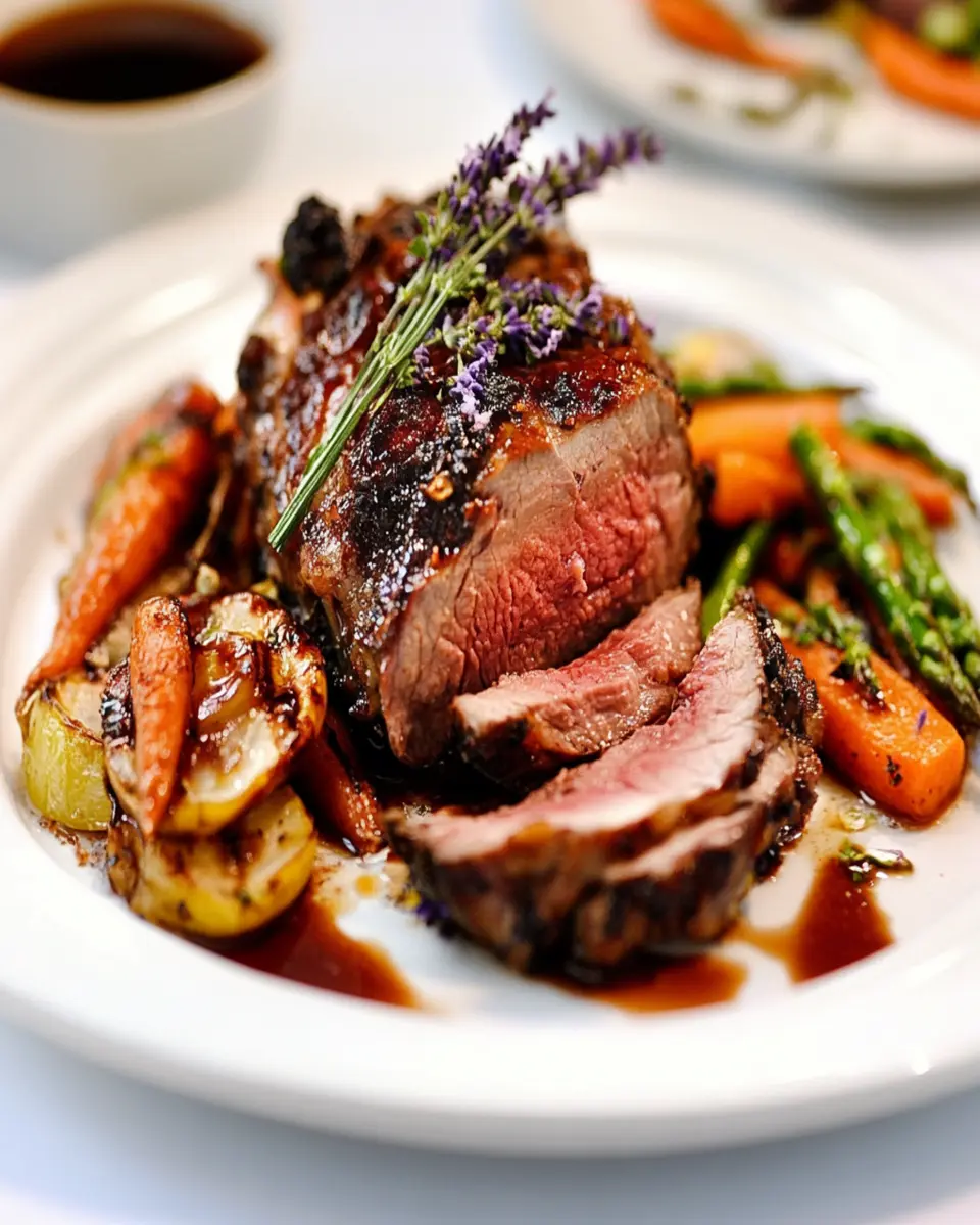 Lavender-Salted Lamb Loin: Juicy Elegance for Your Dinner Table