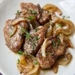 Bourbon-Soaked Liver & Onions First Image First Image