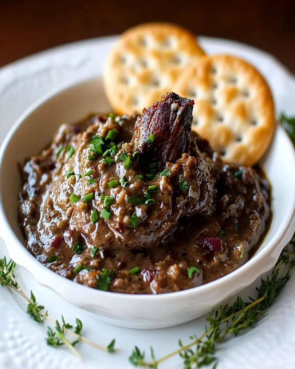 Whipped Braised Oxtail Spread: Indulge in Comforting Flavor