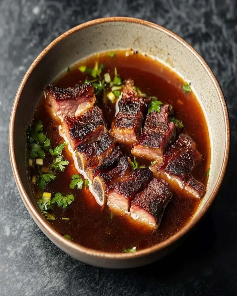 Smoked Rib Consommé: The Best Comfort Food Ever!