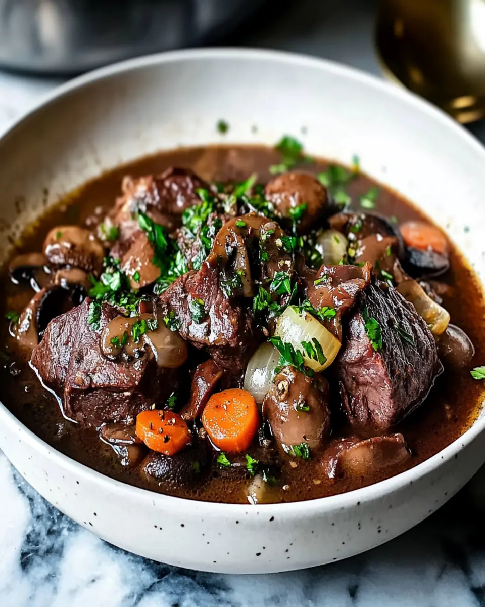 Beef Cheek Bourguignon Soup: Indulgent Comfort in a Bowl