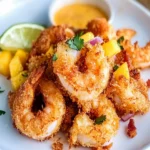 Coconut-Fried Shrimp & Bacon Dust First Image First Image