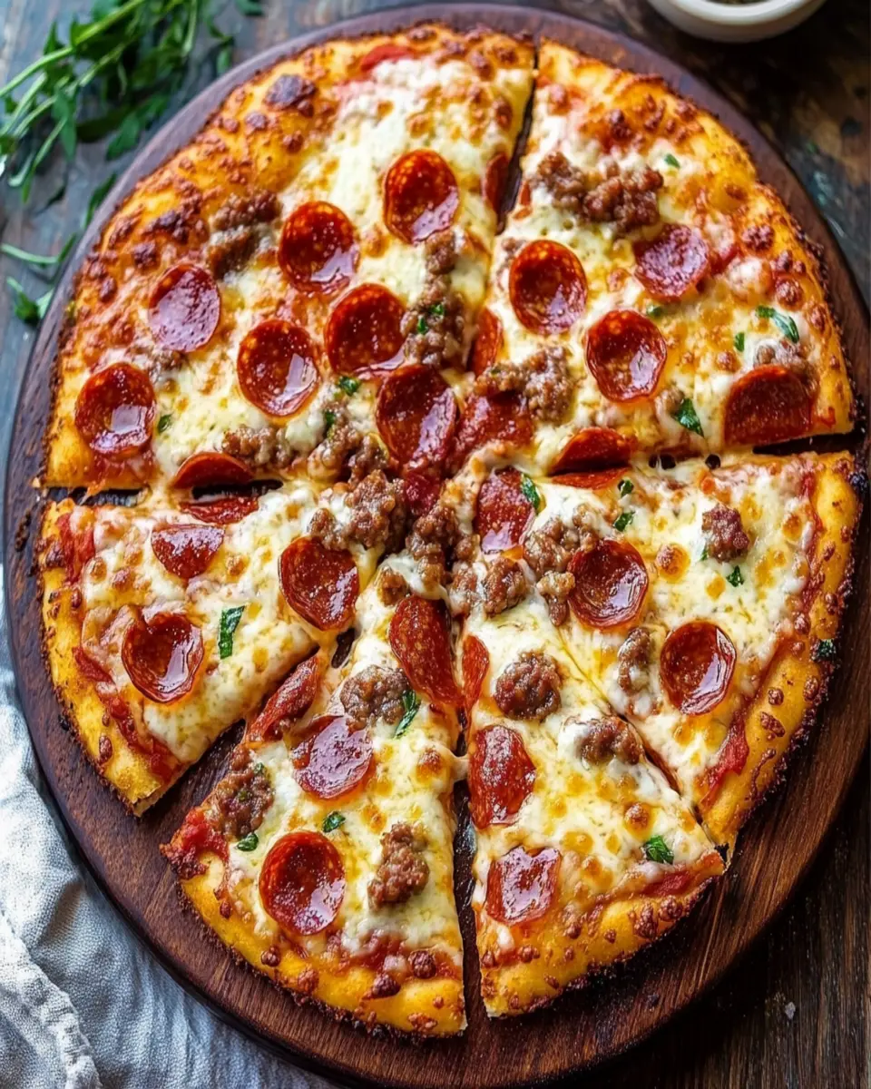 Carnivore Pizza with Meat Crust: The Best Indulgent Twist
