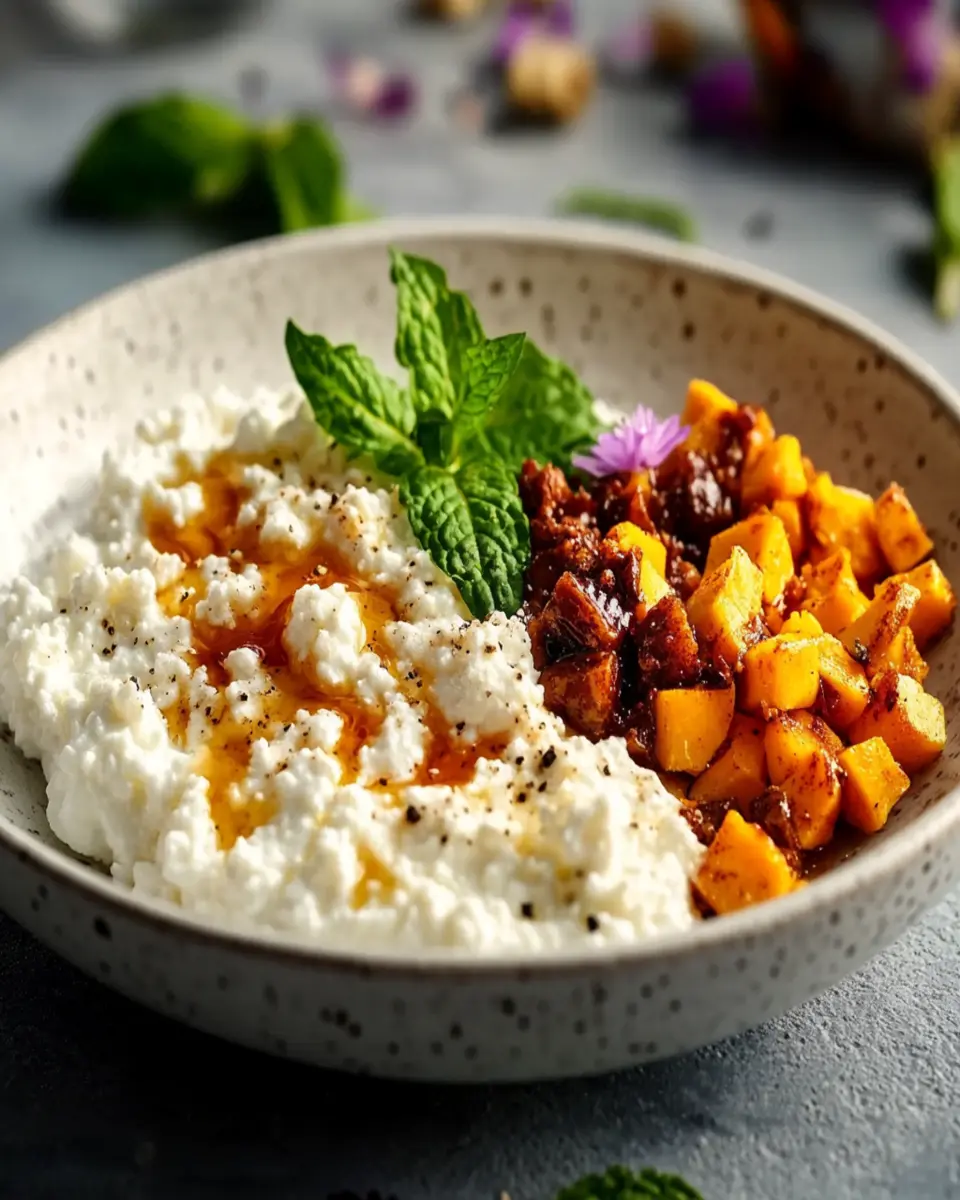 Cottage Cheese Hot Honey Bowls: Irresistibly Savory Delight