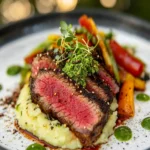 Wasabi-Crusted Seared Ribeye First Image First Image