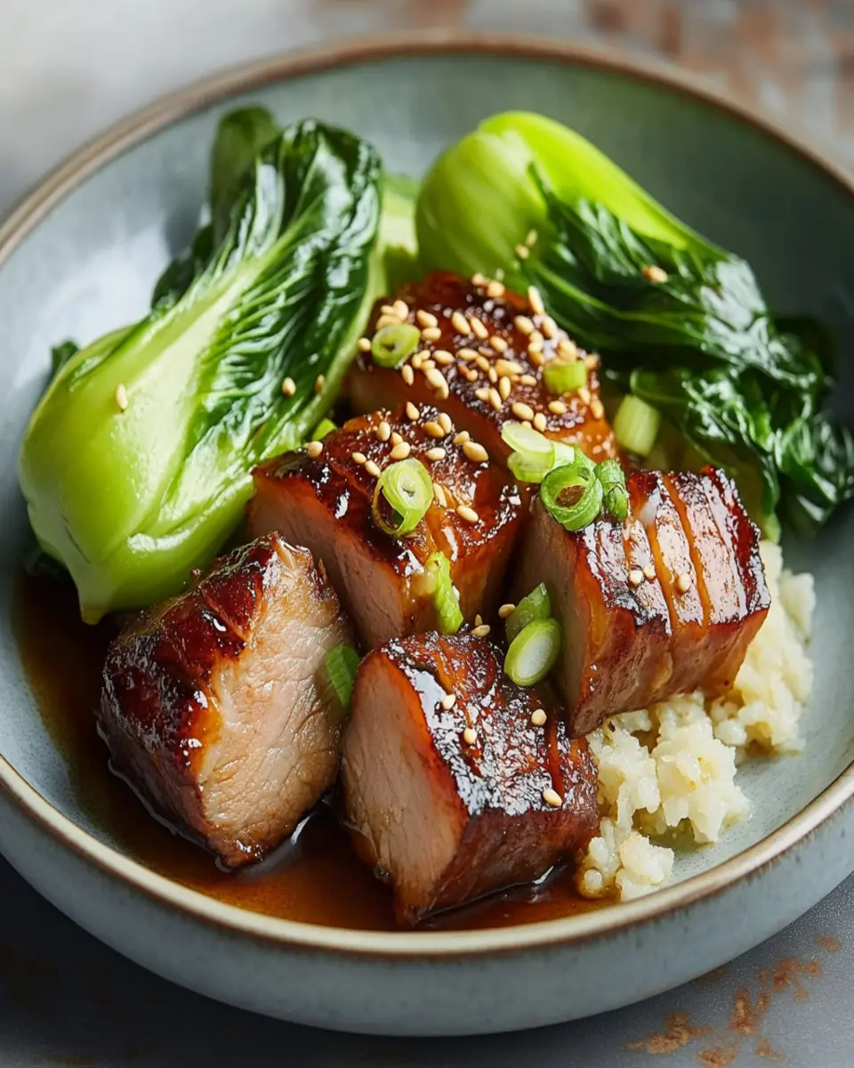 Miso-Glazed Pork Jowl & Bok Choy: Irresistibly Bold Flavors