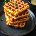 Carnivore Chaffles (Cheese + Egg Waffles) First Image First Image