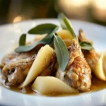 Sage-Brown Butter Quail & Pear First Image First Image