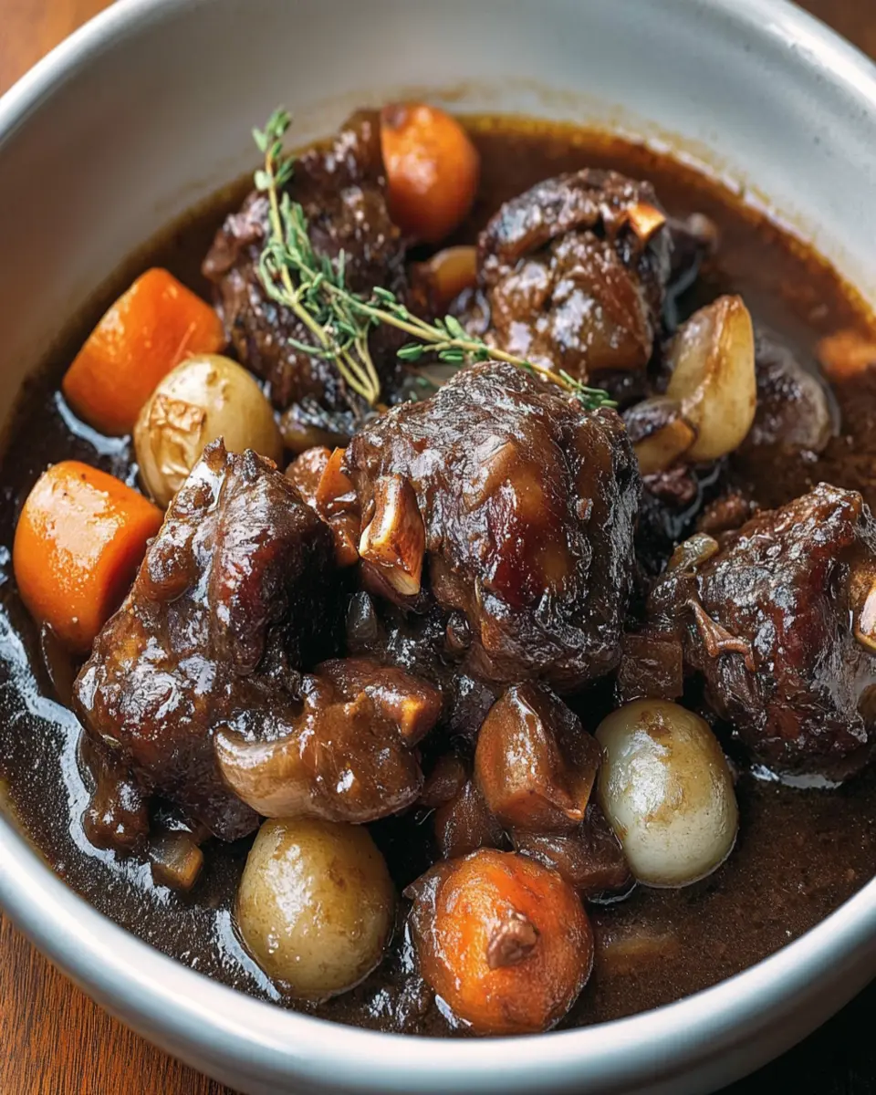 Beef Tail Bourguignon: A Bold Twist on Classic Comfort Food