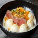 A5 Wagyu Fat Ice Cream Chilled whipped fat and egg yolk First Image First Image