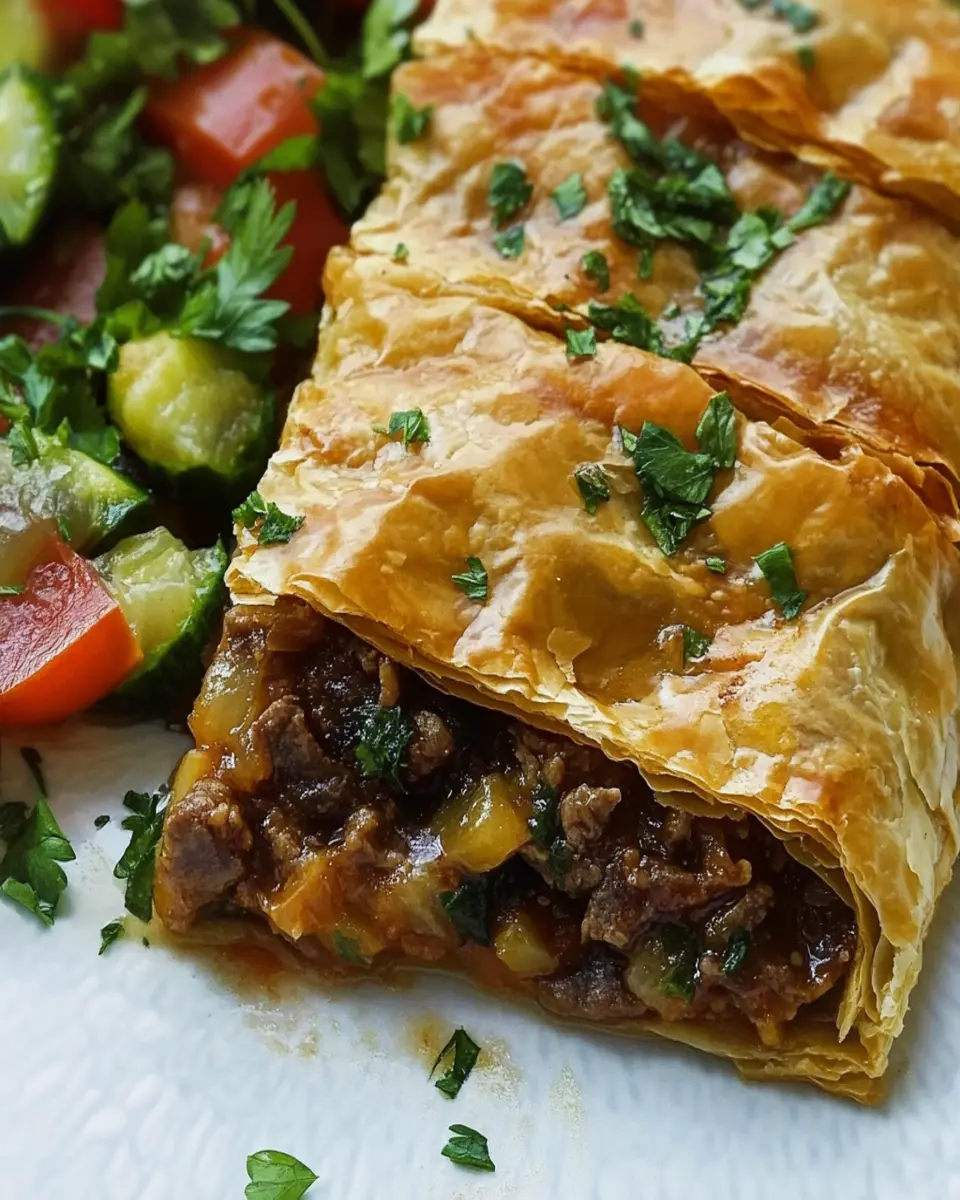 Egyptian Beef Goulash: Irresistibly Comforting Phyllo Pie