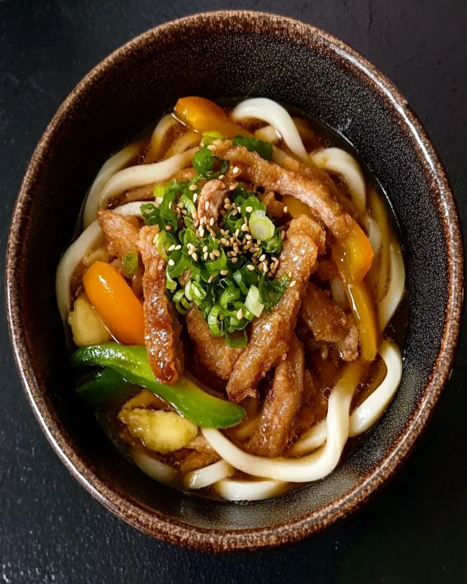 Crispy Pork Udon: Indulge in Irresistible Homemade Flavor