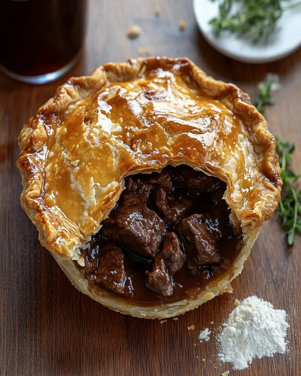 Homemade Steak and Guinness Pie: Irresistibly Comforting Delight