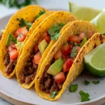 Crispy Keto Beef Tacos with Cheese Shells Easy Low-Carb Recipe First Image First Image