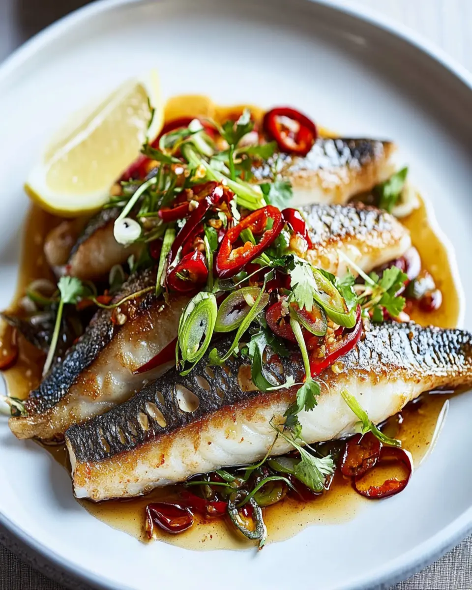 Ginger Onion Fried Sea Bass: A Bold, Flavorful Delight!