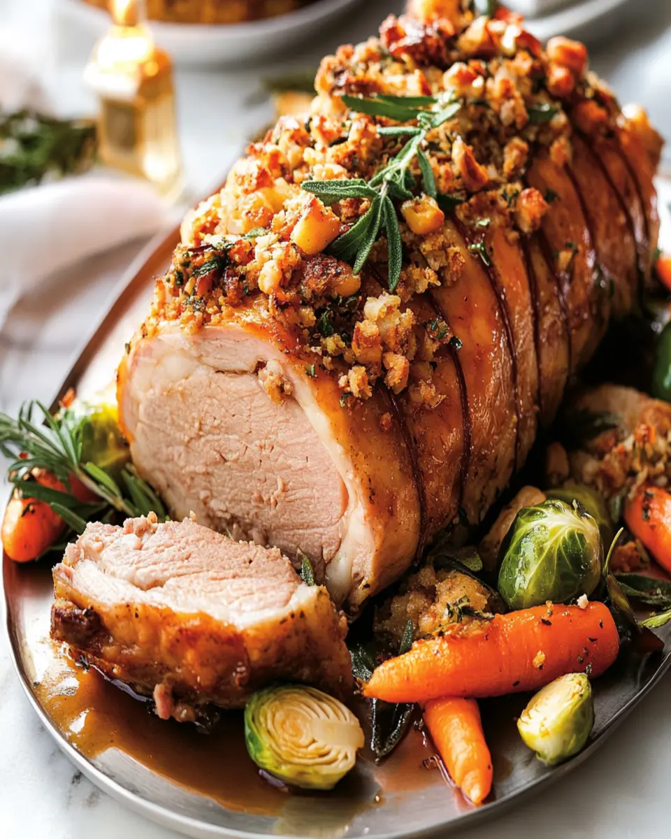 Pine Nut & Suet Stuffing Roast: A Cozy Holiday Classic