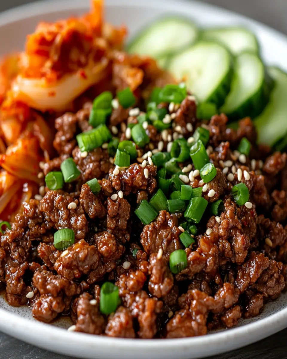 Spicy Korean Ground Beef Recipe: A Protein-Packed Delight