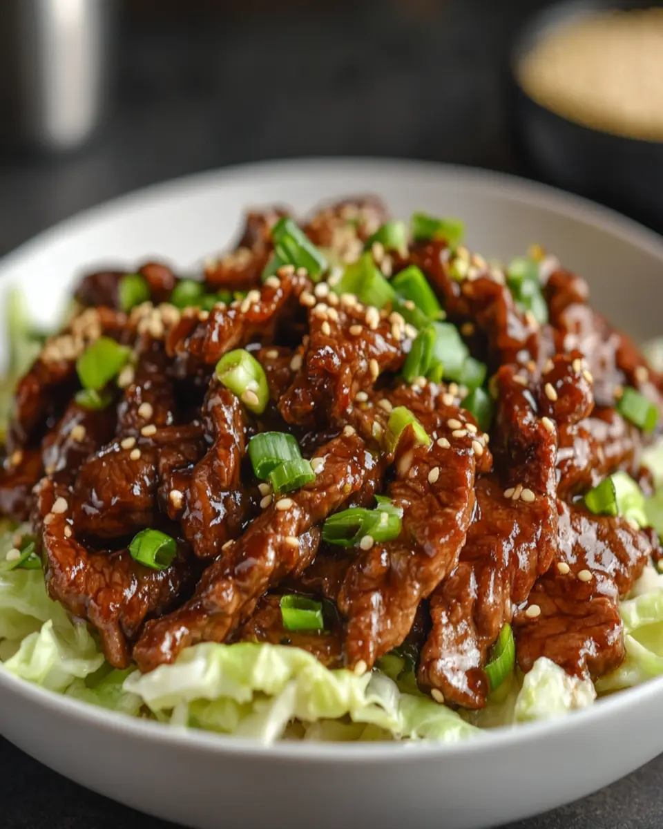 Easy Mongolian Beef Cabbage: A Cozy Dinner Delight