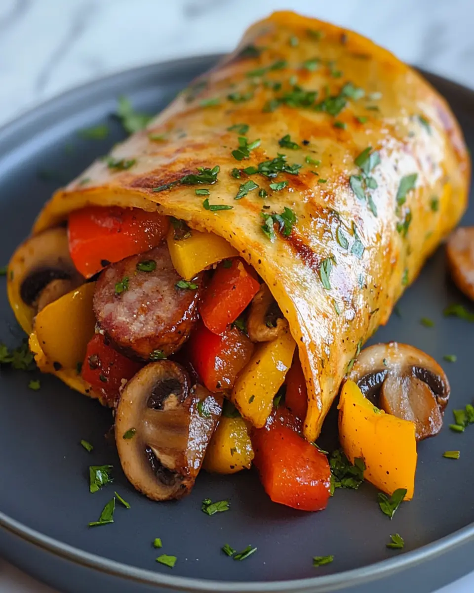 Quick and Hearty Smoked Sausage Wrap: A Cozy Flavor Boost