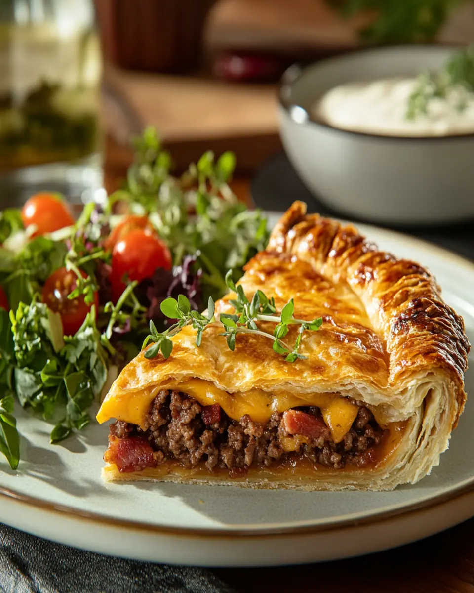 Carnivore Bacon Cheeseburger Pie: Juicy, Mouthwatering Delight