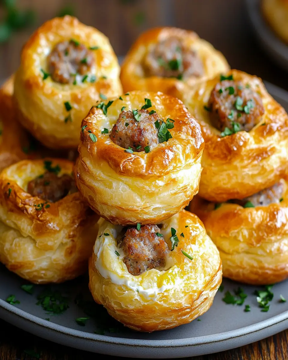 Carnivore Sausage and Cream Cheese Egg Puffs: Irresistibly Savory Delights