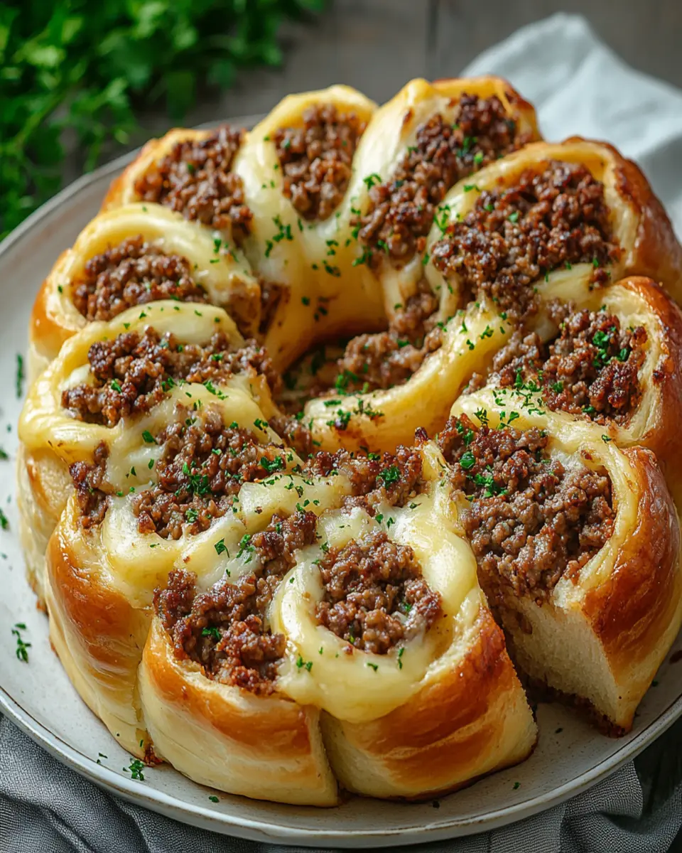 Carnivore Bread With Cheese Swirl: Indulgent Beef Bliss