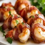 Bacon-Wrapped Prawns First Image First Image